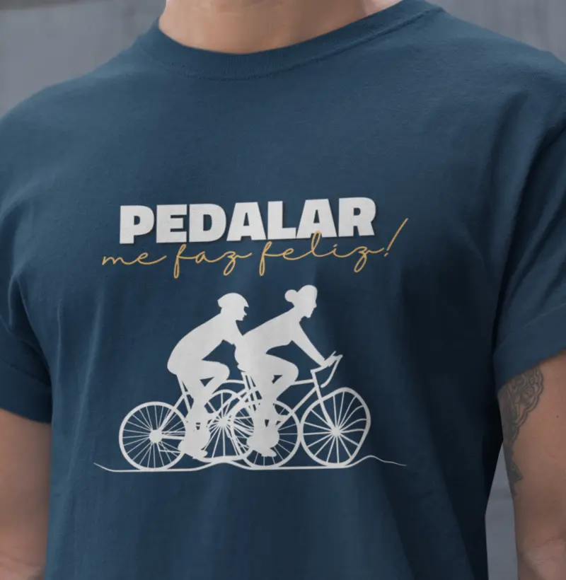 Pedalar me faz feliz