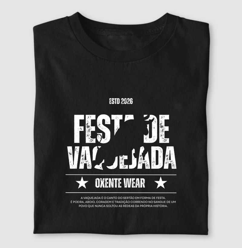 Camiseta "Festa de Vaquejada" (Premium) | OxenteWear