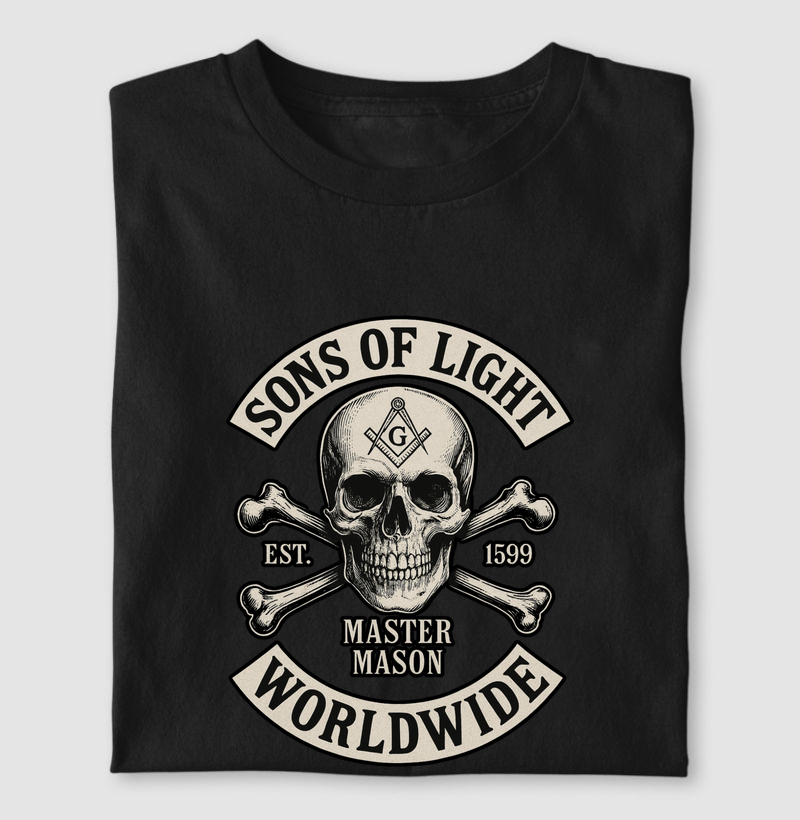 Camiseta Master Mason (Caveira) - Mr. GADU