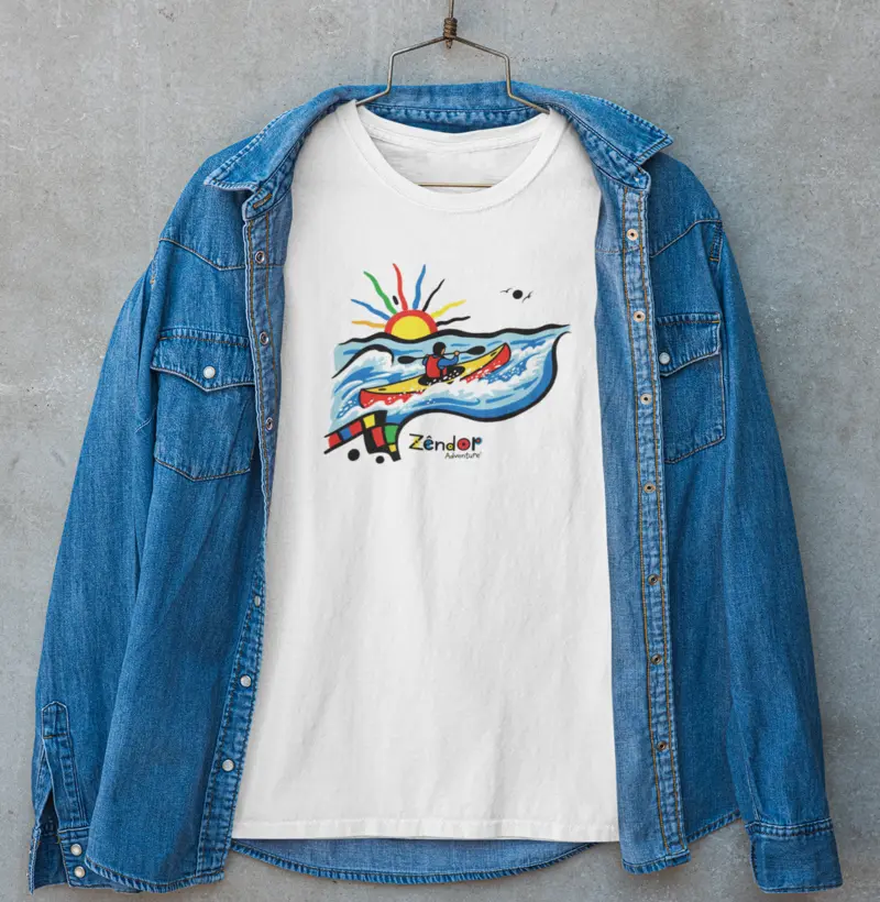 102 Canoeing Sun Art