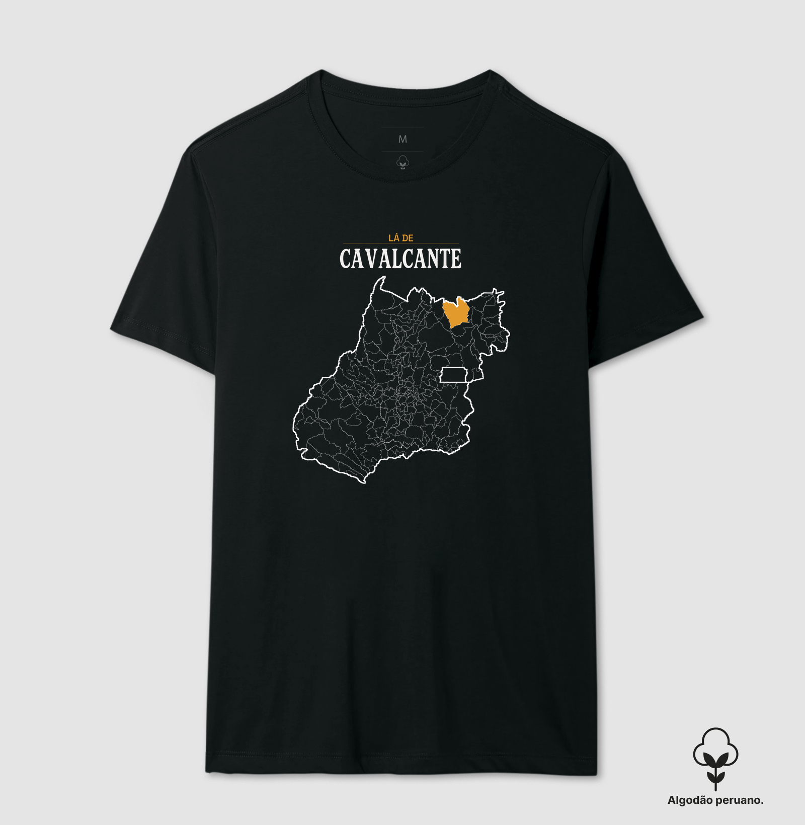 Cavalcante | Território GO - Camiseta Algodão Peruano