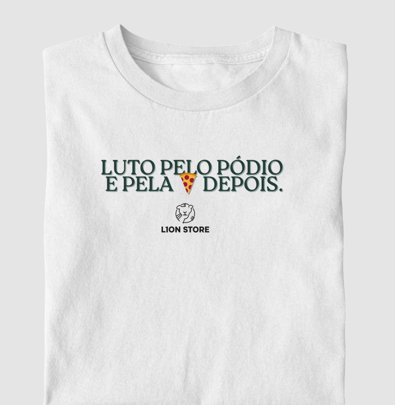 Luto pelo Pódio e Pela Pizza Depois.