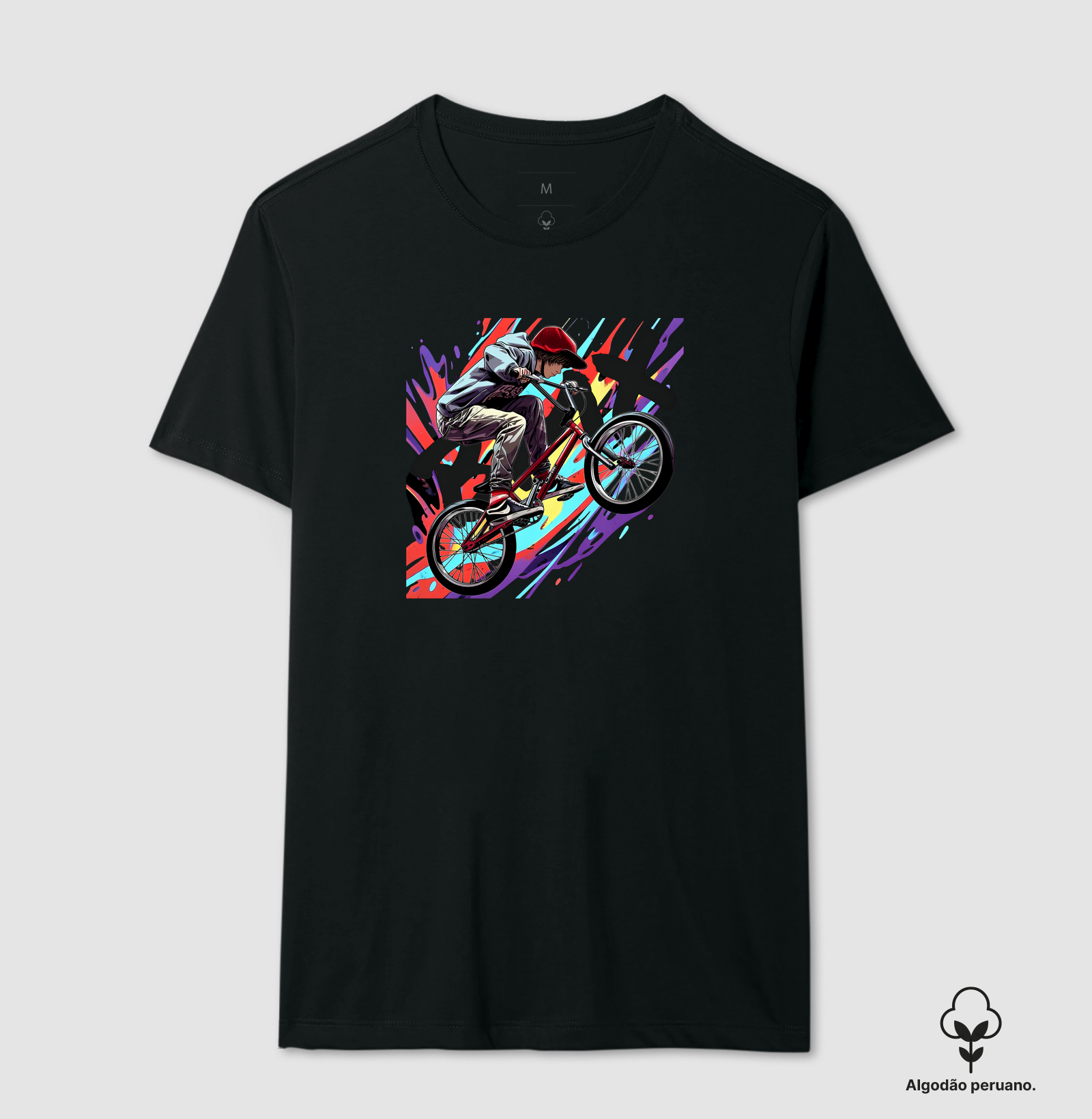 Camiseta Bicicrosss - Camiseta Algodão Peruano