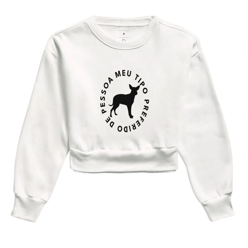 Moletom Cropped Dachs - Meu Preferido !