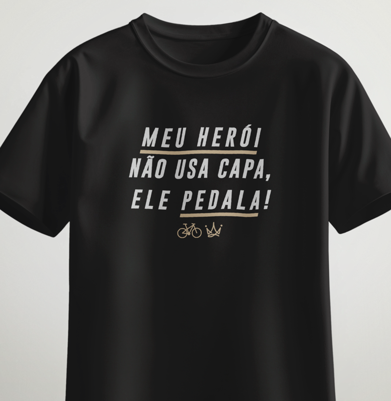 Meu herói não usa capa ele pedala