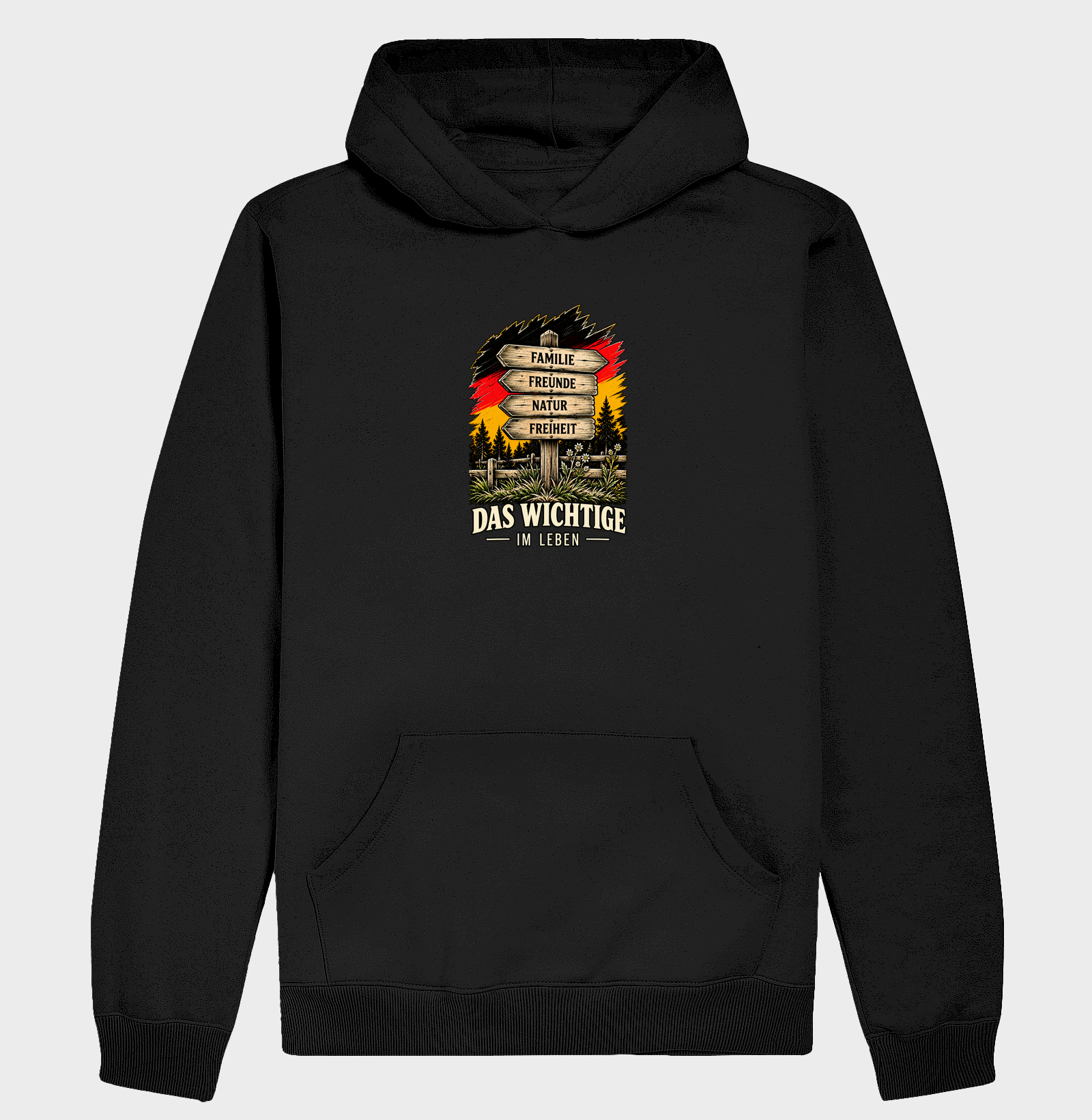 Das Wichtige im Leben - Hoodie Moletom