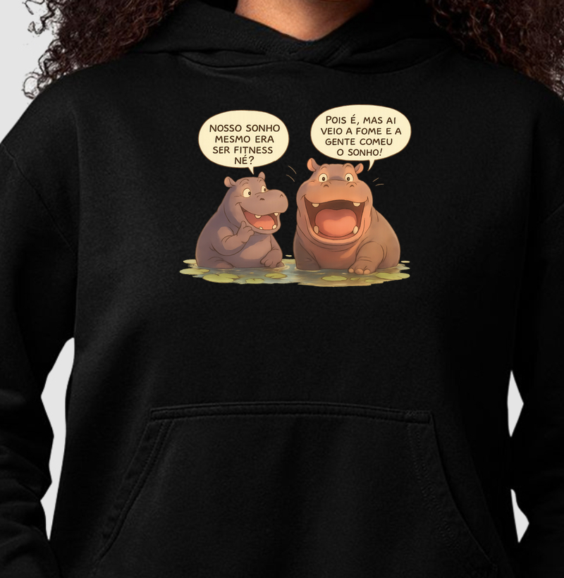 Nosso sonho era ser fitness, mas veio a fome a gente comeu o sonho
