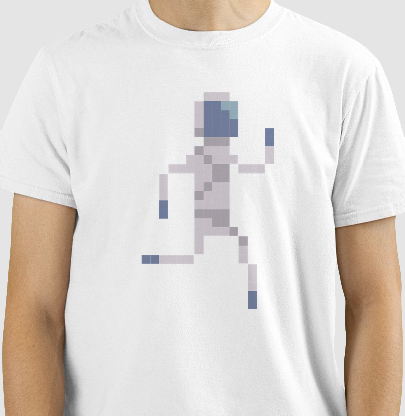Pixel Runner – Think Tee