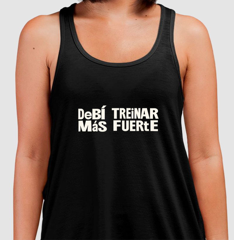 DEBÍ TREINAR MÁS FUERTE