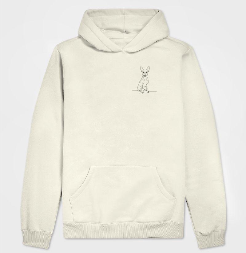 Pinscher - Desenho - Hoodie Moletom