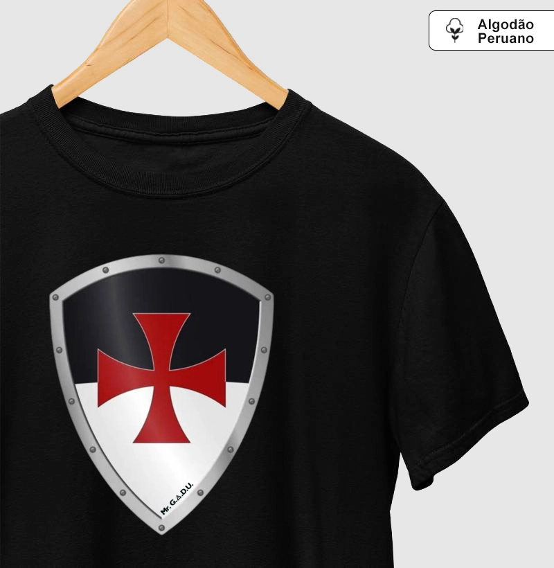 Camiseta Templários - Mr. GADU - Algodão Peruano