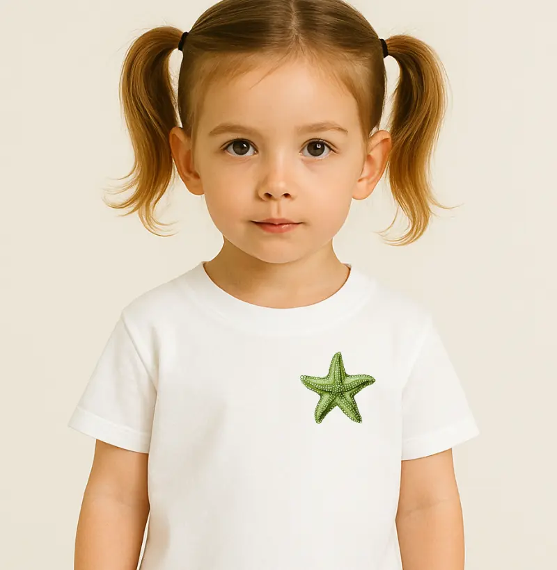 Camiseta Infantil Estrela - por Maísa Campos
