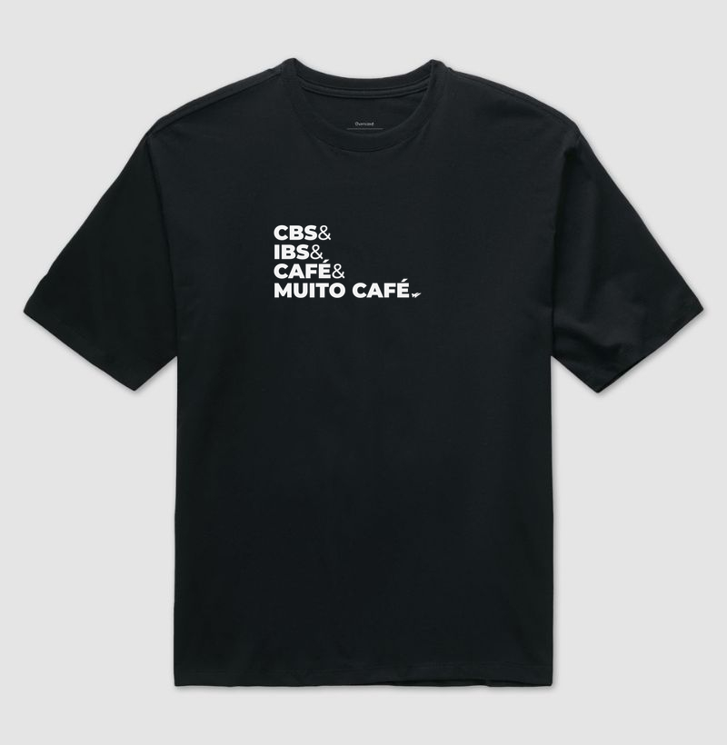 CBS&IBS&CAFÉ - Camiseta Oversized
