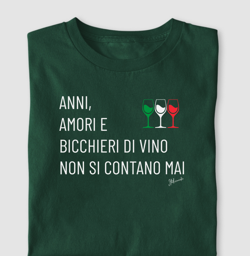 ANOS, AMORES E TAÇAS DE VINHO NUNCA SE CONTAM