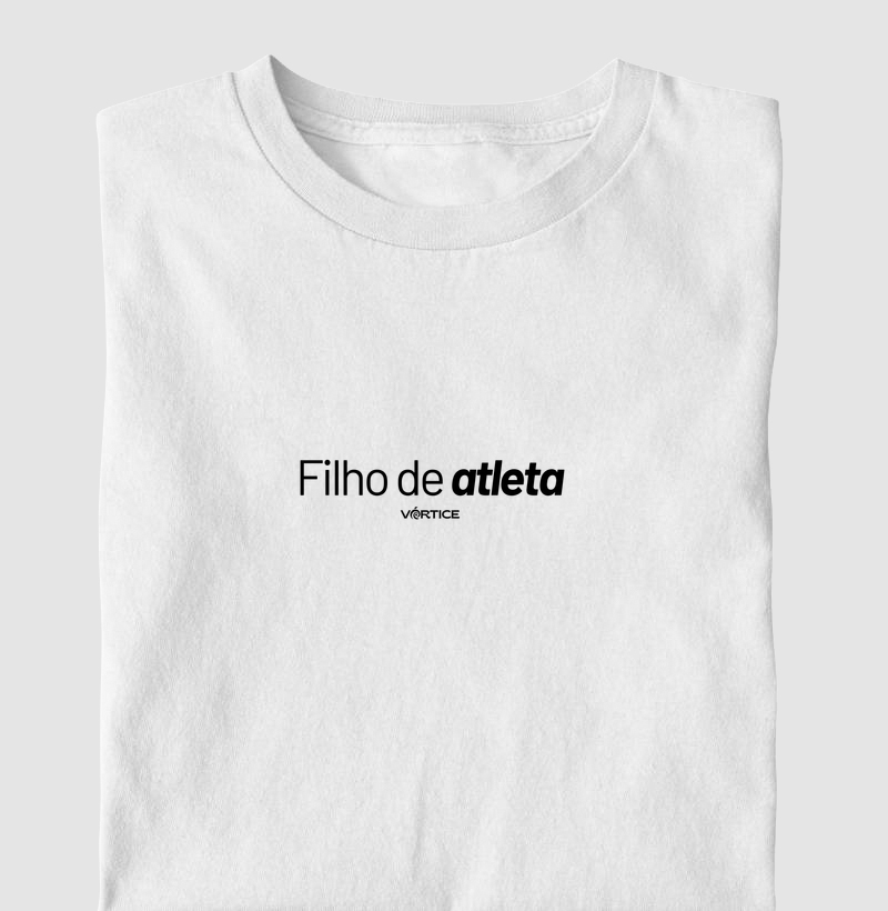 T-shirt infantil - Filho de atleta