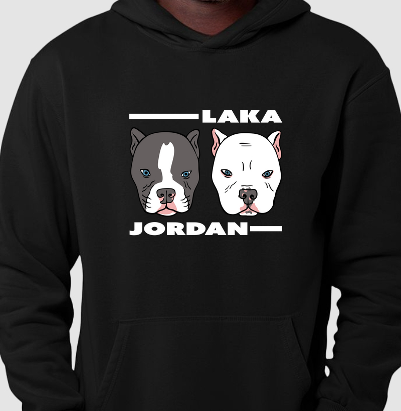 Moletom Personalizado Laka & Jordan