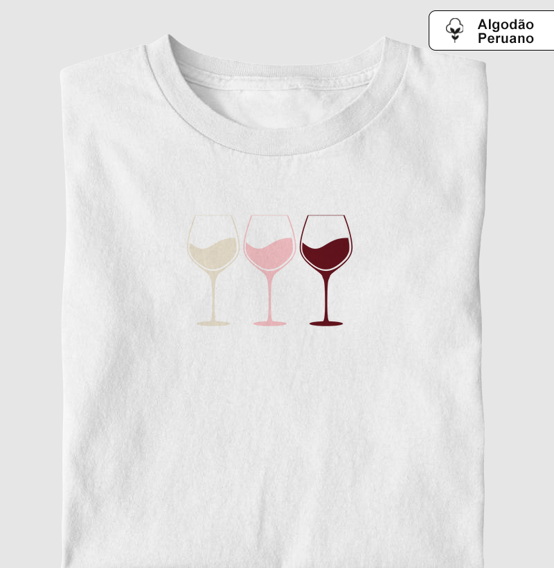 branco, rosé e tinto
