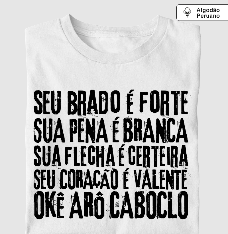 Seu brado é forte. Sua pena é branca