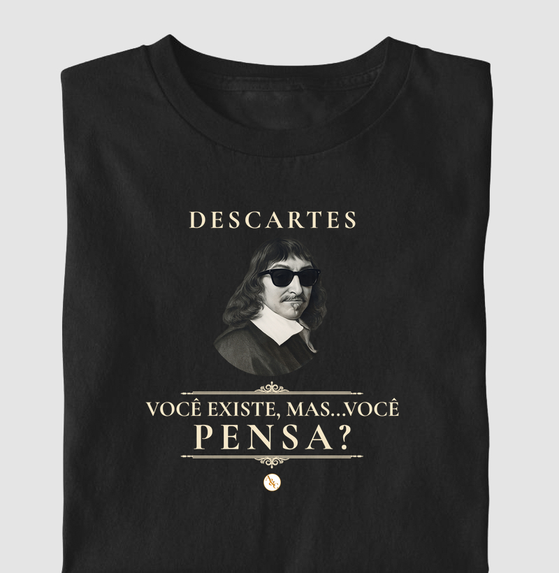 Camiseta Filosofia - Descartes