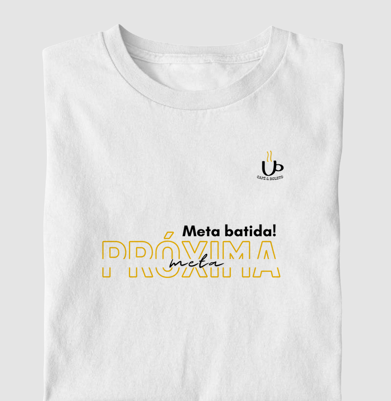 Meta batida! Próxima meta.