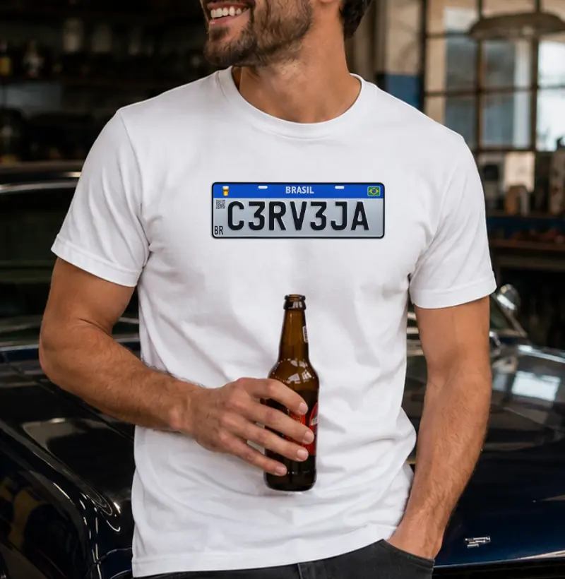 Placa Mercosul Cerveja