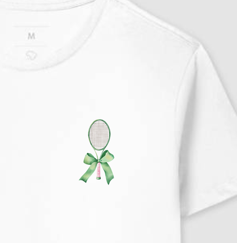 Raquete com Laço Verde Pocket - Camiseta