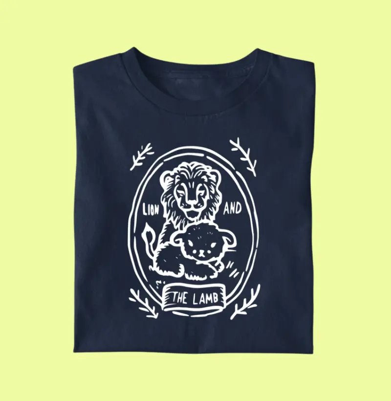 Camiseta: Lion and the Lamb