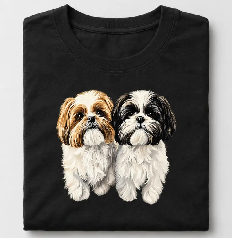 Two Shih Tzus - Camiseta