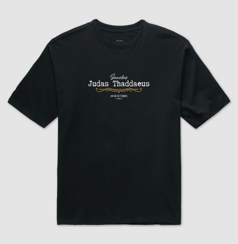 Camiseta São Judas Tadeu - Camiseta Oversized