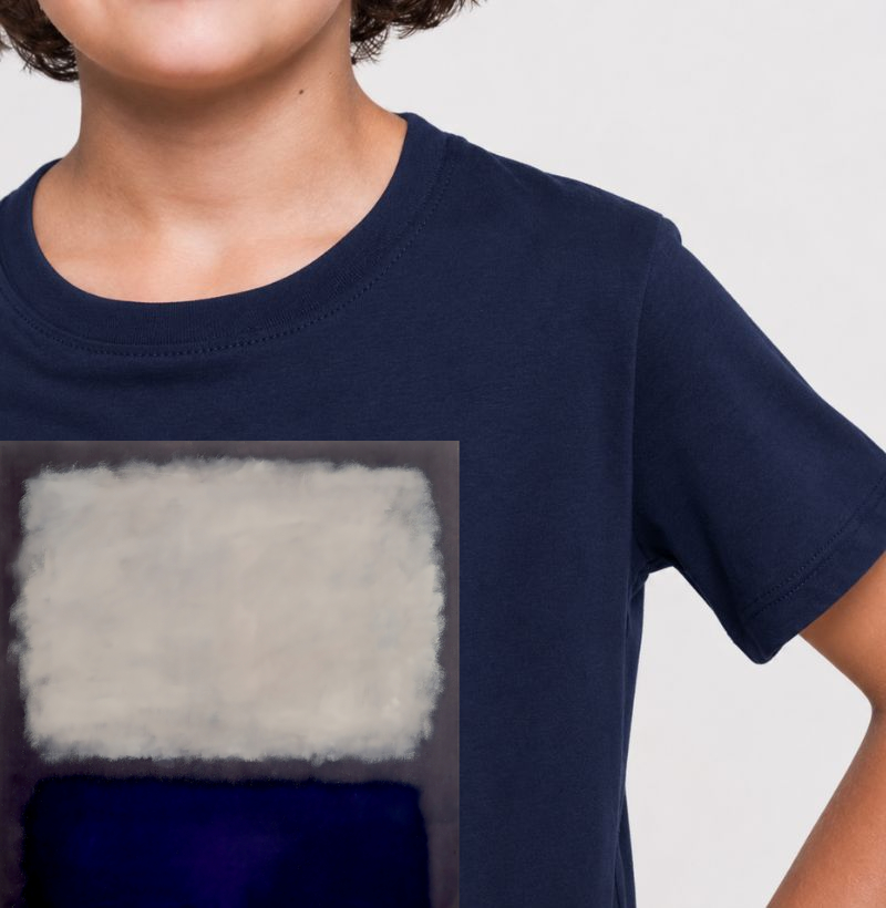 Blue and Gray - Rothko - Camiseta Infantil
