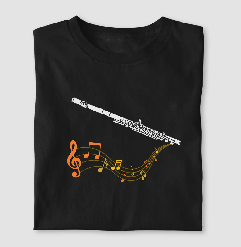 Flauta Transversal - Notas Musicais