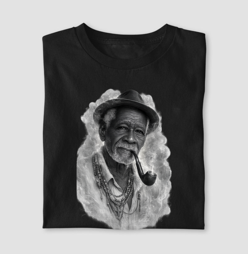 Camiseta Preto Velho Realista