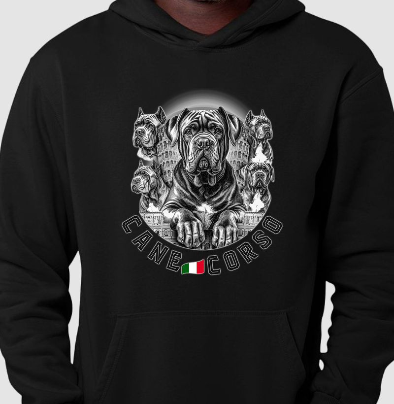 Hoodie Moletom Cane Corso Bandeira