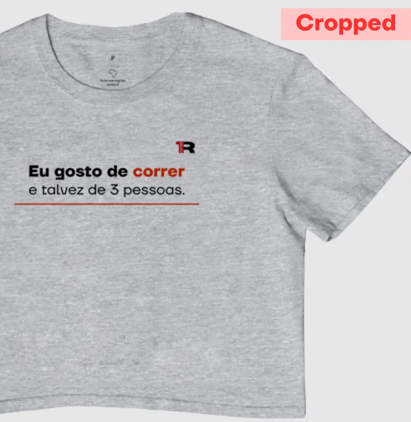 Eu gosto de correr e talvez de 3 pessoas.