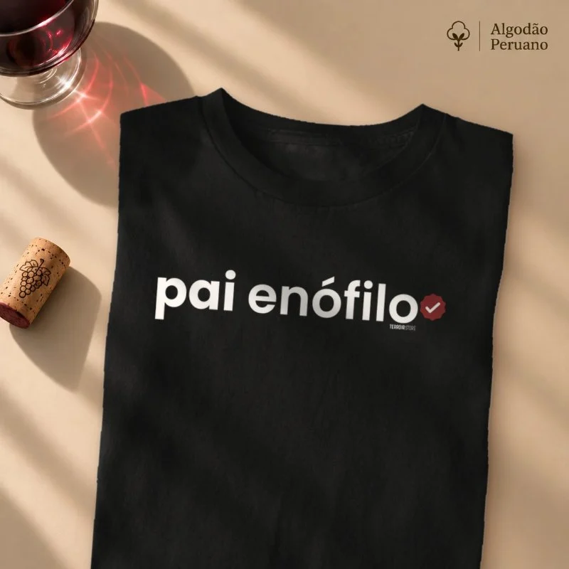 Camiseta Vinho - Pai Enófilo