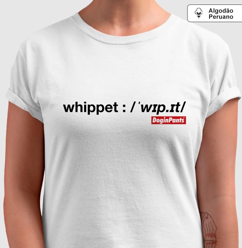 DIP LETT WHIPPET PIMA: CAMISETA ALGODÃO PIMA:  Confeccionada com Algodão Peruano PIMA.  Ideal para quem busca caimento perfeito com toque macio e durabilidade. 