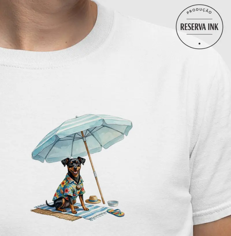 Pinscher Preto - Férias