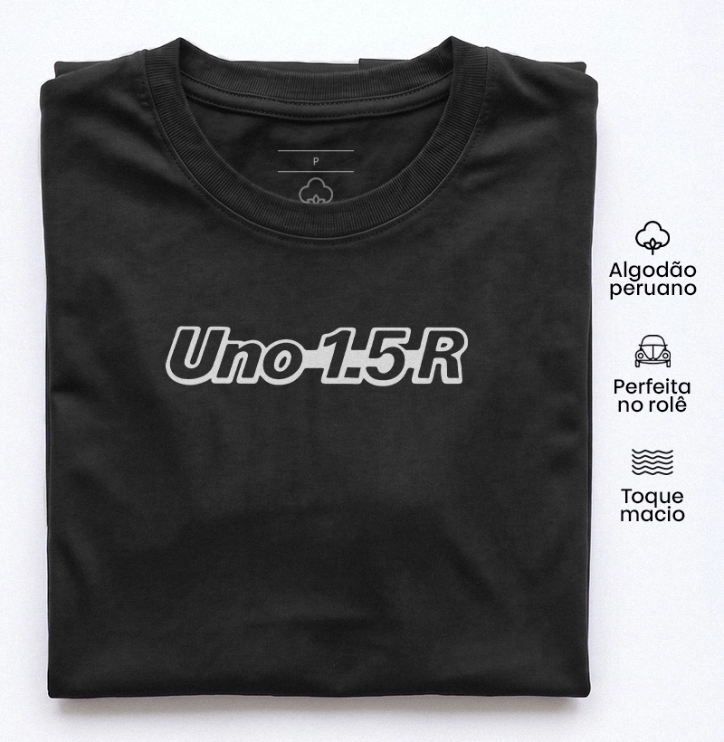 Emblema Uno 1.5R - Camiseta Algodão Peruano