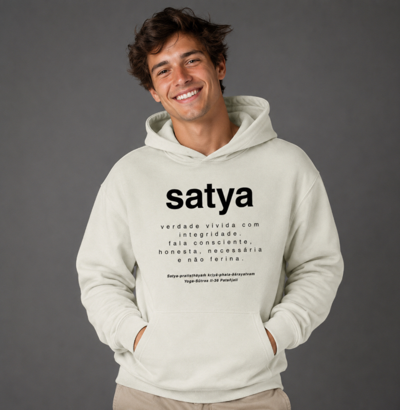 Hoodie Satya - Yoga Sūtras de Patañjali