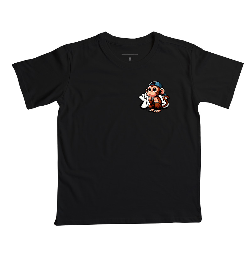 Camiseta Infantil Graf Monkey