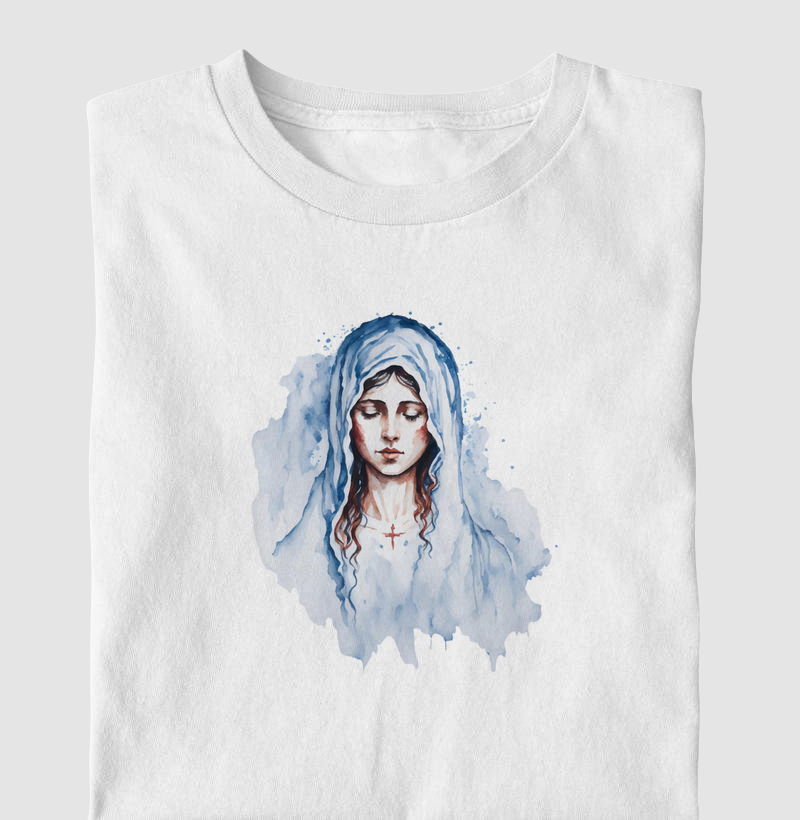 Virgem Maria em Aquarela