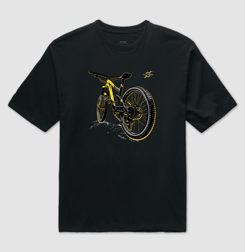 CAMISETA OVERSIZED YELLOWPEDAL MOUNTAIN BIKE