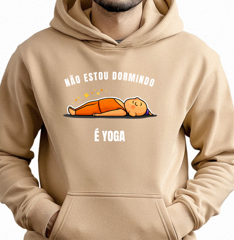 Não estou dormindo. É Yoga 
