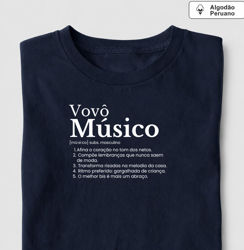 Vovô Músico - definição (algodão peruano)