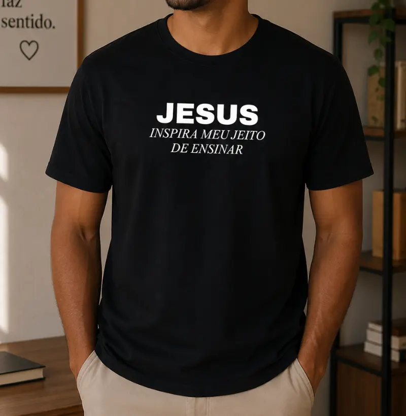 Jesus Inspira Meu Jeito de Ensinar - Só Frase