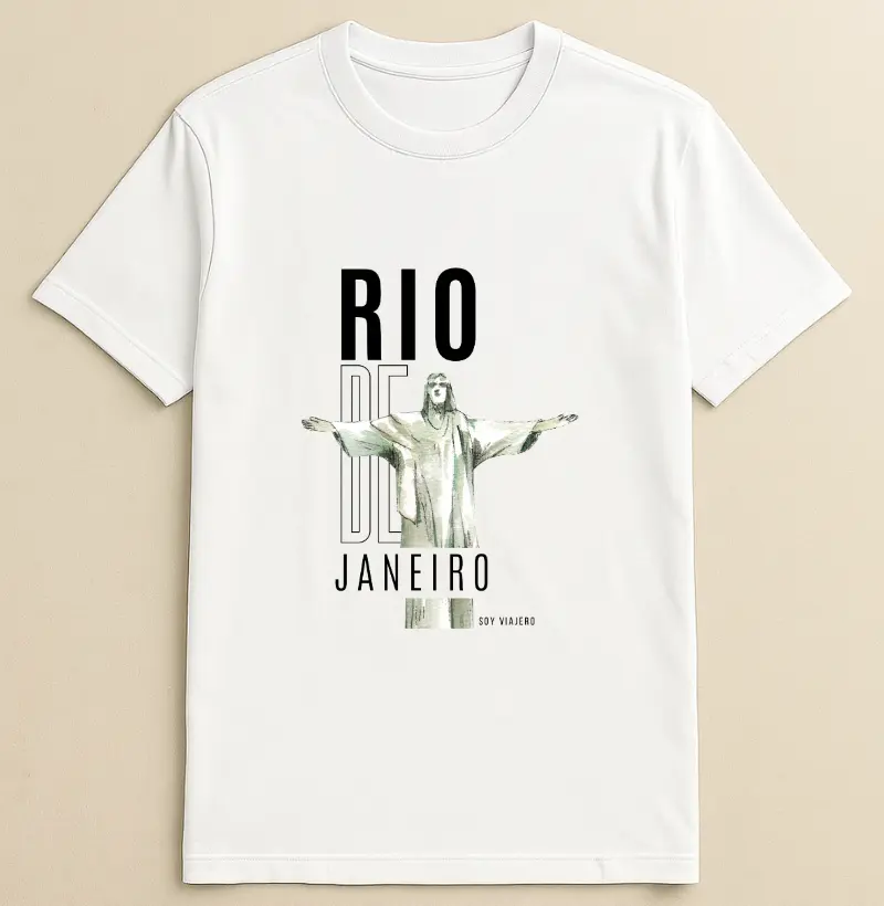 Camiseta Algodão Rio de Janeiro