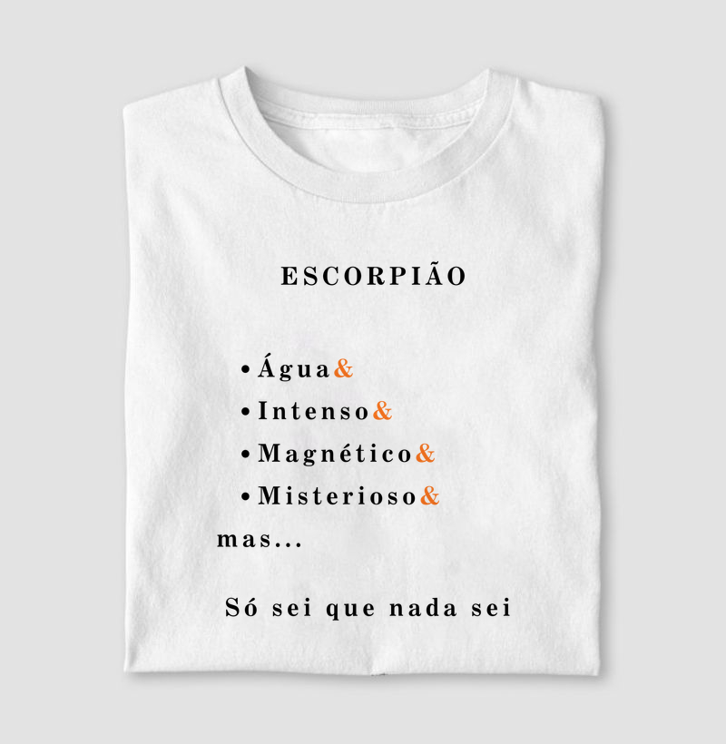 Escorpião - Só sei que nada sei