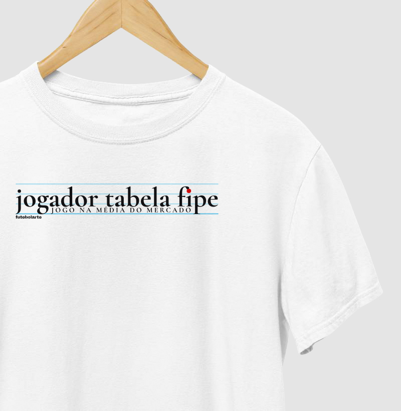 Jogador Tabela Fipe, jogo na média do mercado