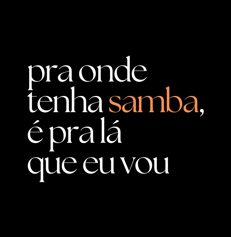 Pro Samba Eu Vou