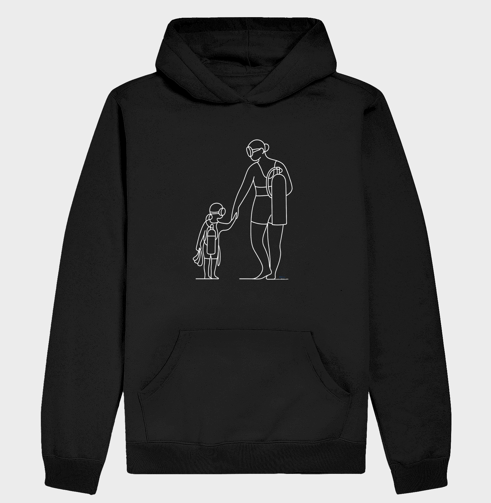 Mãe e Filho - Mergulhadores